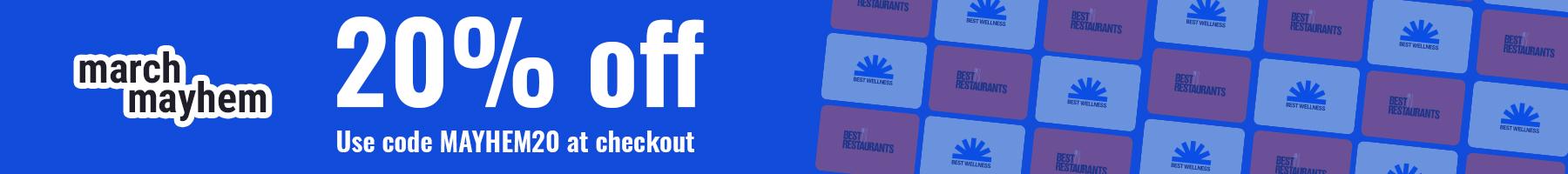 March Madness promotional banner with link to products