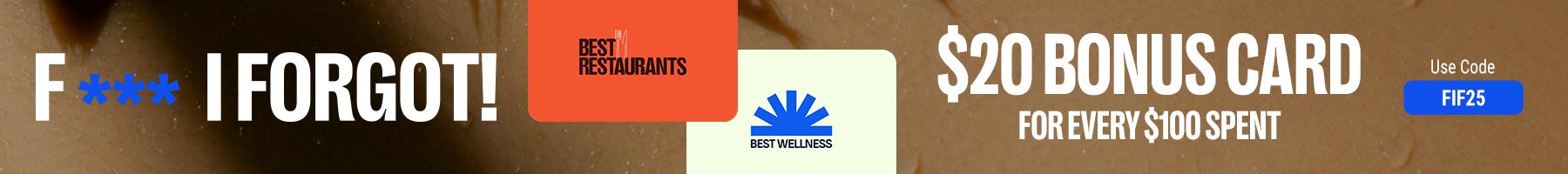 F Sale promotional banner with link to products