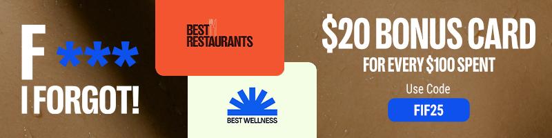 F Sale promotional banner with link to products