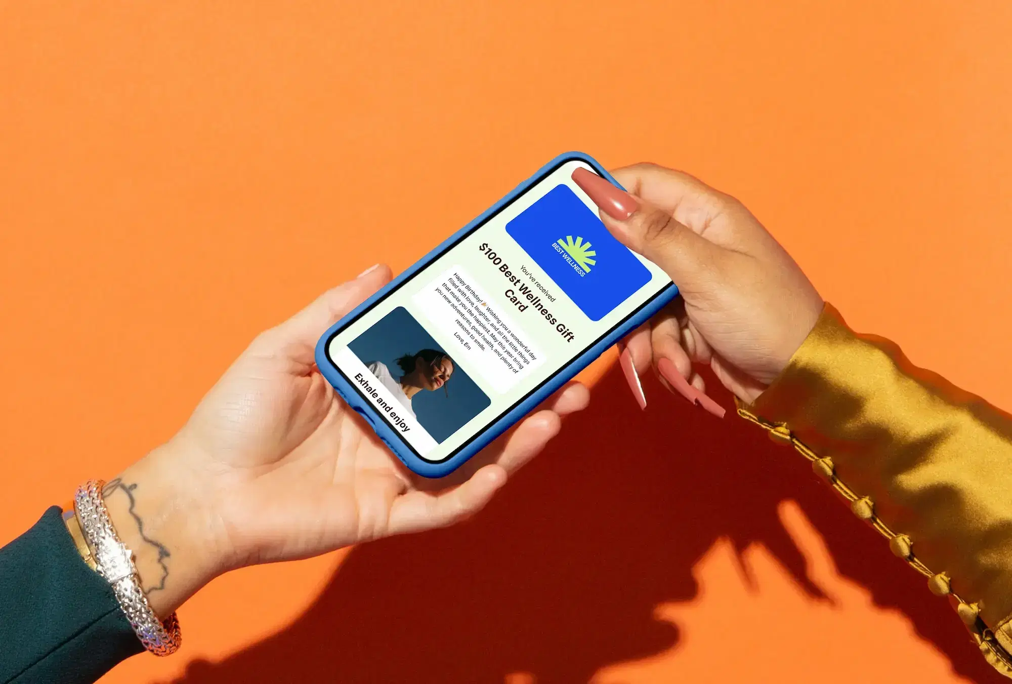 Choose and personalise your gift card